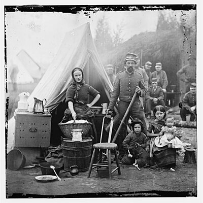 Click image for larger version

Name:	Tent life of the 31st Penn. Inf. Queen's farm, vicinity of Fort Slocum_Wash DC.jpg
Views:	280
Size:	143.1 KB
ID:	215348