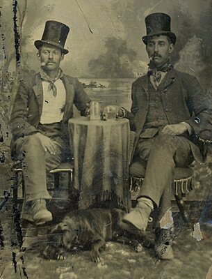 Click image for larger version

Name:	Image Men Tophats Dog Qtr Tintype.jpg
Views:	273
Size:	117.8 KB
ID:	229448